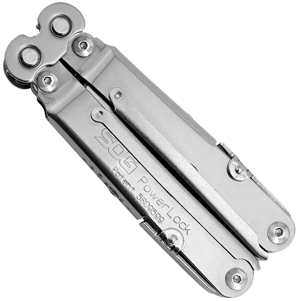 S.O.G PowerLock 7" 18-Tool Multi-Tool Polished 420 Stainless Steel - Includes Nylon Sheath — view 2