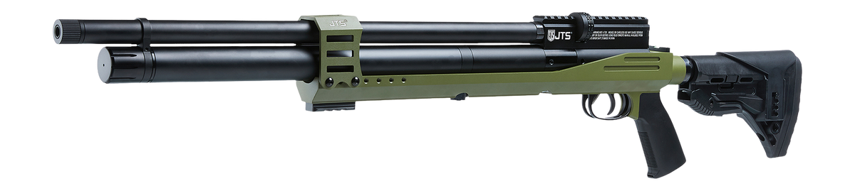 JTS Airacuda PRS Max .25 Cal 21.1" PCP Air Rifle - Green — view 2