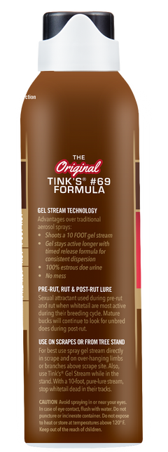Tinks Hot Shot #69 Doe In Estrus Deer Attractant 5 oz Gel Stream — view 2