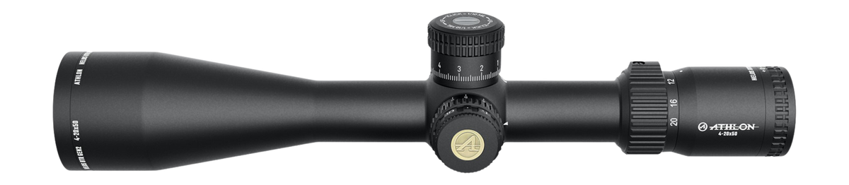 Athlon Helos BTR GEN2 4-20x50mm 30mm Tube FFP Illuminated APRS6 MIL Riflescope — view 2