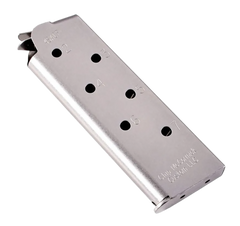 Chip McCormick Custom Match Grade 1911 Officer 45 ACP 7rd Stainless Steel Magazine — view 2