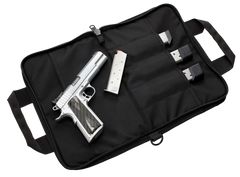 Hornady 99117 Soft Pistol Case Black/Red Cordura Single Handgun — view 2