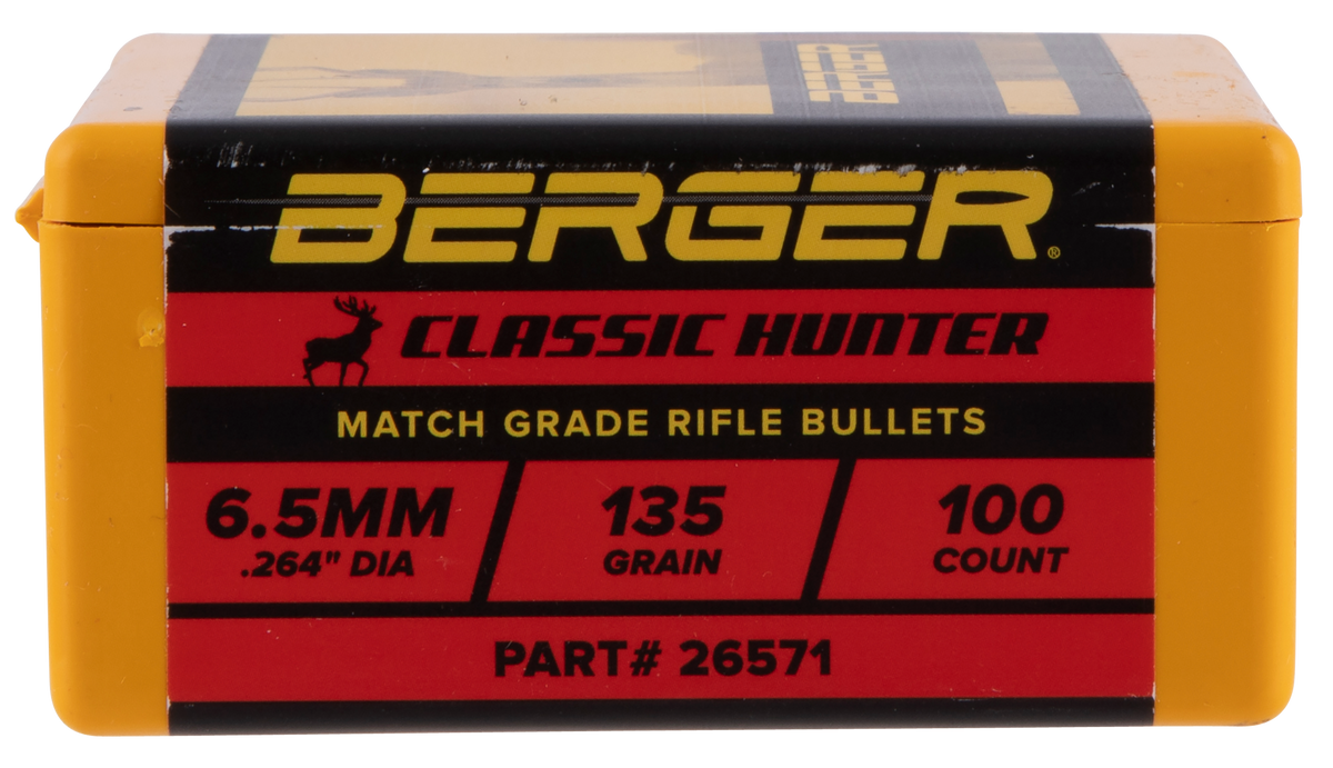Berger Bullets Classic Hybrid Hunter 6.5 Creedmoor 135gr Boat Tail - 100/Box — view 2