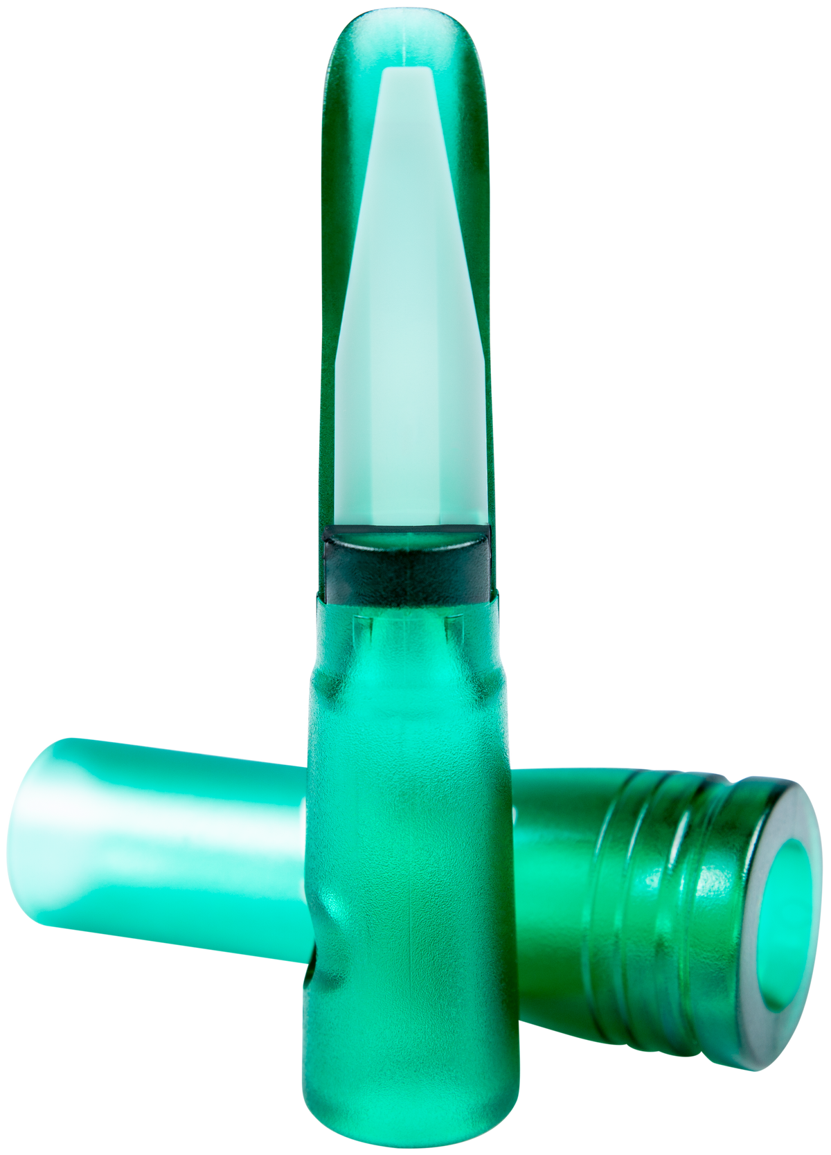 Primos Pro Mallard PS804 Single Reed Duck Call - Green Plastic — view 2