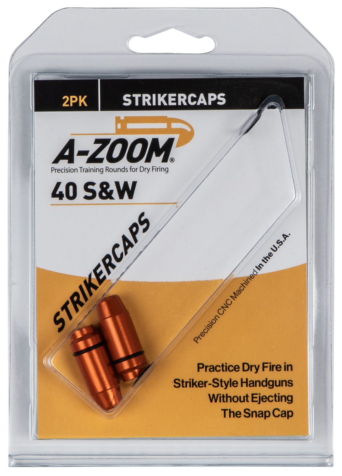 A-Zoom 17103 StrikerCap 40 S&W 2-Pack Snap Caps — view 2