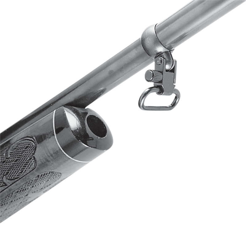 Uncle Mike's 13412 Super Swivel Quick Detach 1" Loop Blued - Fits Most 22 Cal Tube & .430-.455" Rifles — view 2