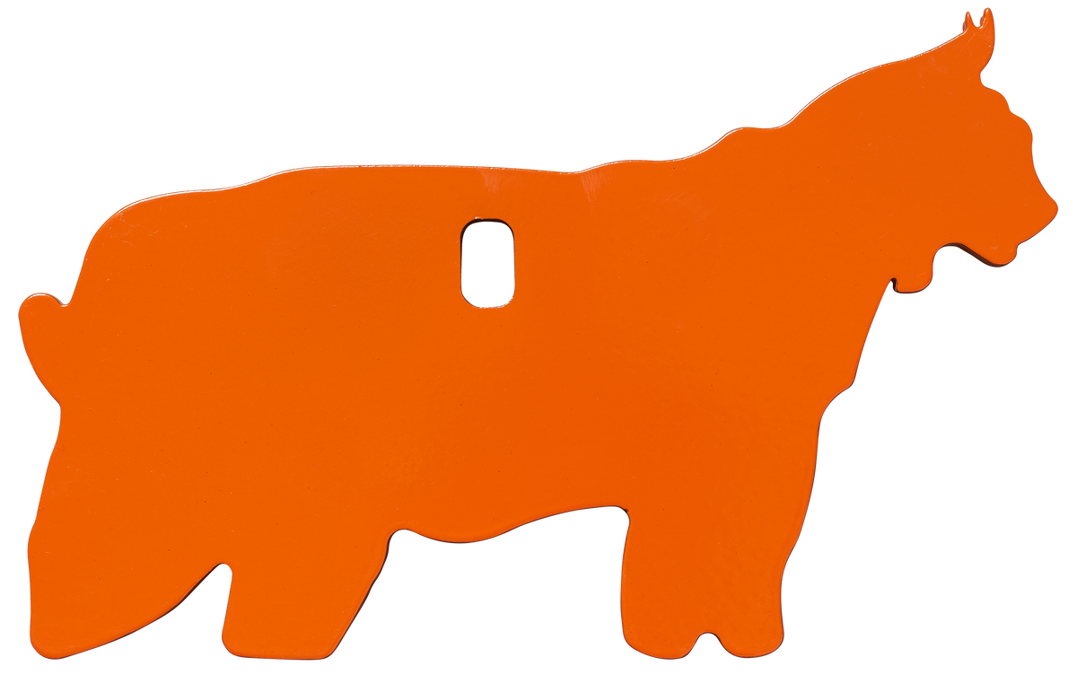 Champion Targets Impact Steel Animal 4-Pack Rimfire Targets .22 LR Orange — view 2