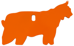 Champion Targets Impact Steel Animal 4-Pack Rimfire Targets .22 LR Orange — view 2
