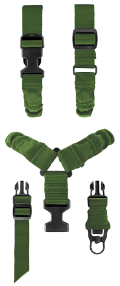 Aim Sports AOPS01G One Point Bungee Sling 26" Green Elastic Webbing - AR-15 — view 2