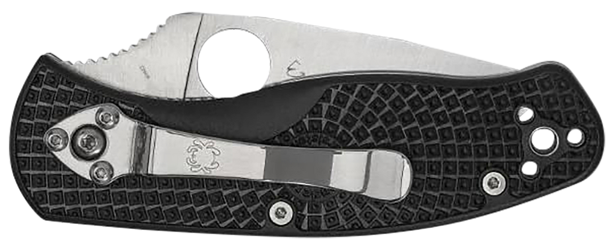 Spyderco Persistence Lightweight 2.75" Plain Edge 8Cr13MoV Black FRN Folding Knife — view 2