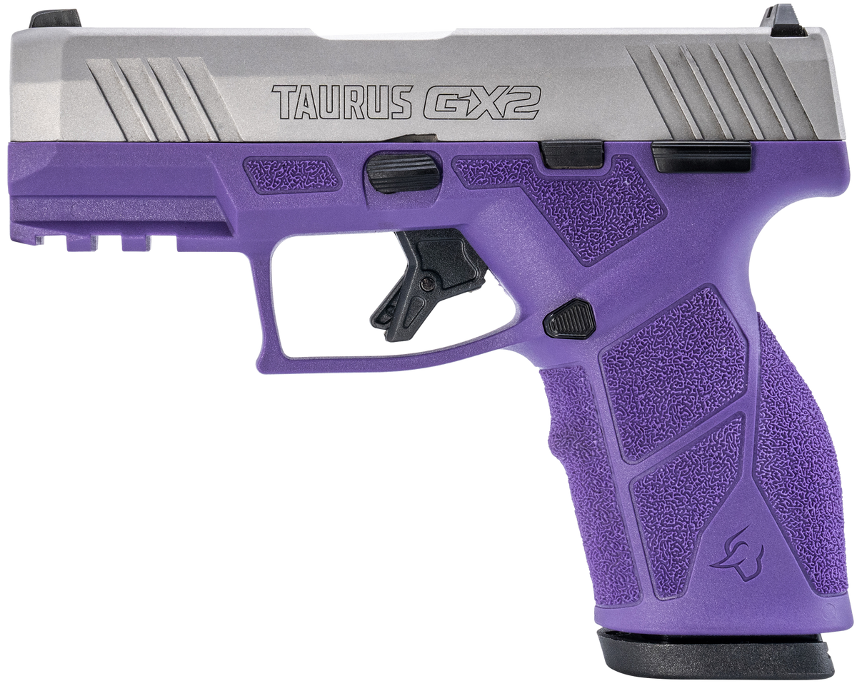 Taurus GX2 9mm Luger 3.37" 10+1 Semi-Auto Pistol - Dark Purple Polymer Frame / Stainless — view 2