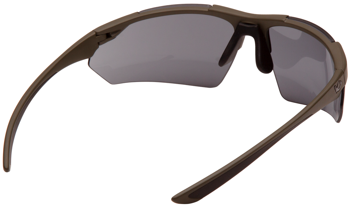 Pyramex Drone 2.0 Safety Glasses Gray Anti-Fog Lens OD Green Half Frame — view 2