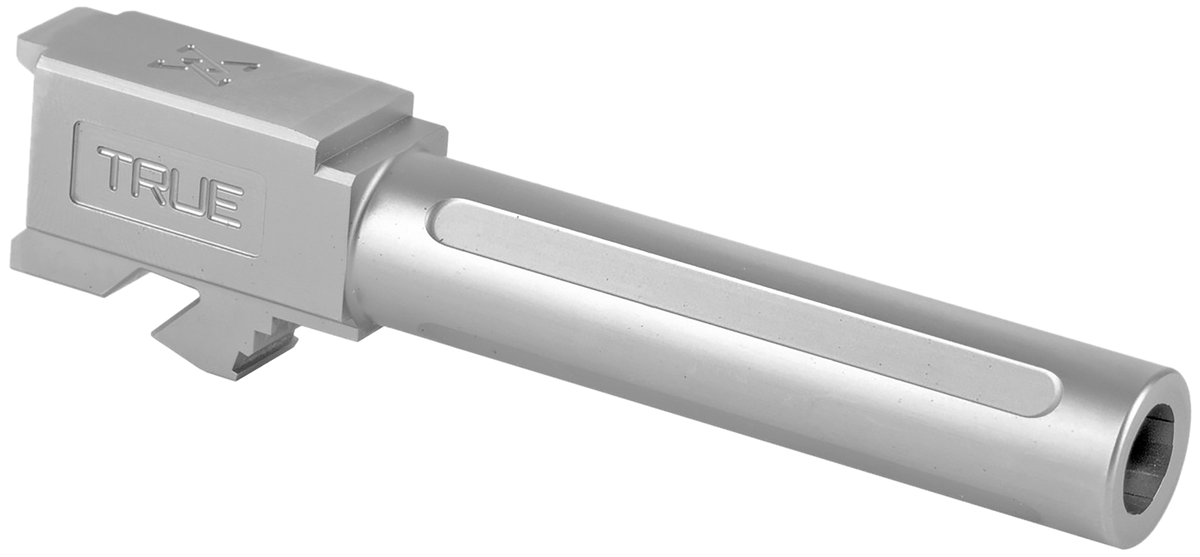 True Precision Glock 19 9mm Luger 4" Fluted Drop-In Barrel - Satin Stainless — view 2
