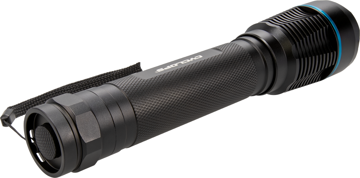 Cyclops Brontes 2K 2000 Lumen Cree LED Flashlight - Black Anodized — view 2