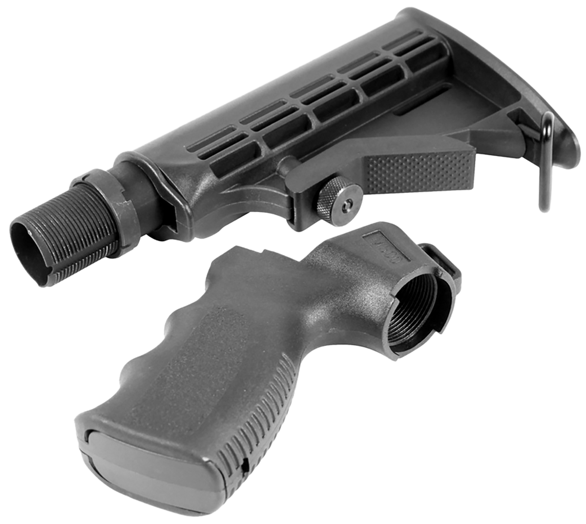 Aim Sports APGSM500 12 Gauge 6-Position Collapsible Pistol Grip Shotgun Stock for Mossberg 500 Black — view 2