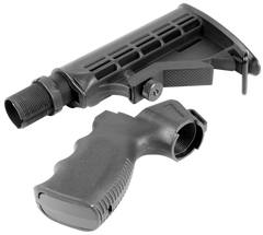 Aim Sports APGSM500 12 Gauge 6-Position Collapsible Pistol Grip Shotgun Stock for Mossberg 500 Black — view 2