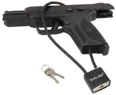 Allen 15414 Cable Gun Lock 15" Black Stainless Steel - Handgun/Rifle/Shotgun — view 2