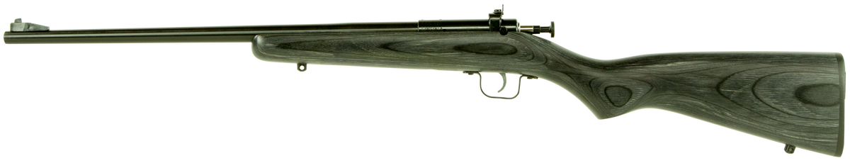 Crickett KSA2244 Youth 22 LR 16.12" 1-Rd Bolt Action Rifle - Black Laminate Stock — view 2
