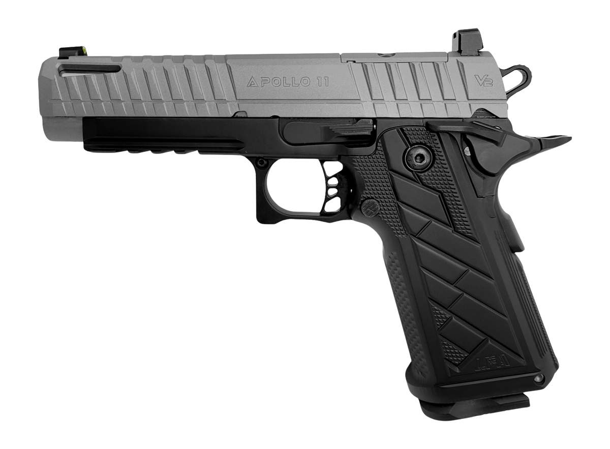 Live Free Armory Apollo 11 V2 9mm Luger 4.90" 18+1 Semi-Auto Pistol - Gray/Black Cerakote — view 2