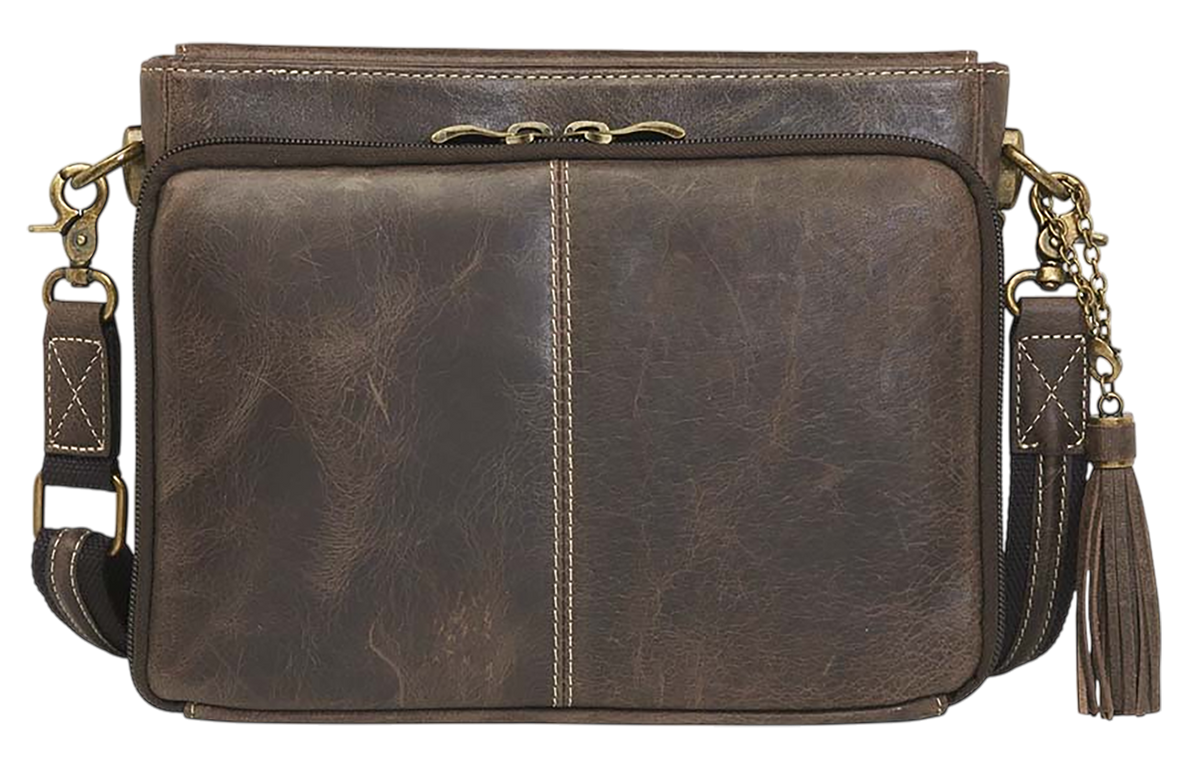 Kingport Industries Gun Tote'n Mamas GTM-22 Concealed Carry Clutch - Distressed Buffalo Brown — view 2