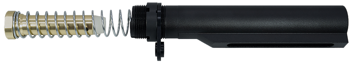 CMC Triggers 81626 Carbine Buffer Tube Kit Mil-Spec 6 Position AR-15 Black Anodized — view 2