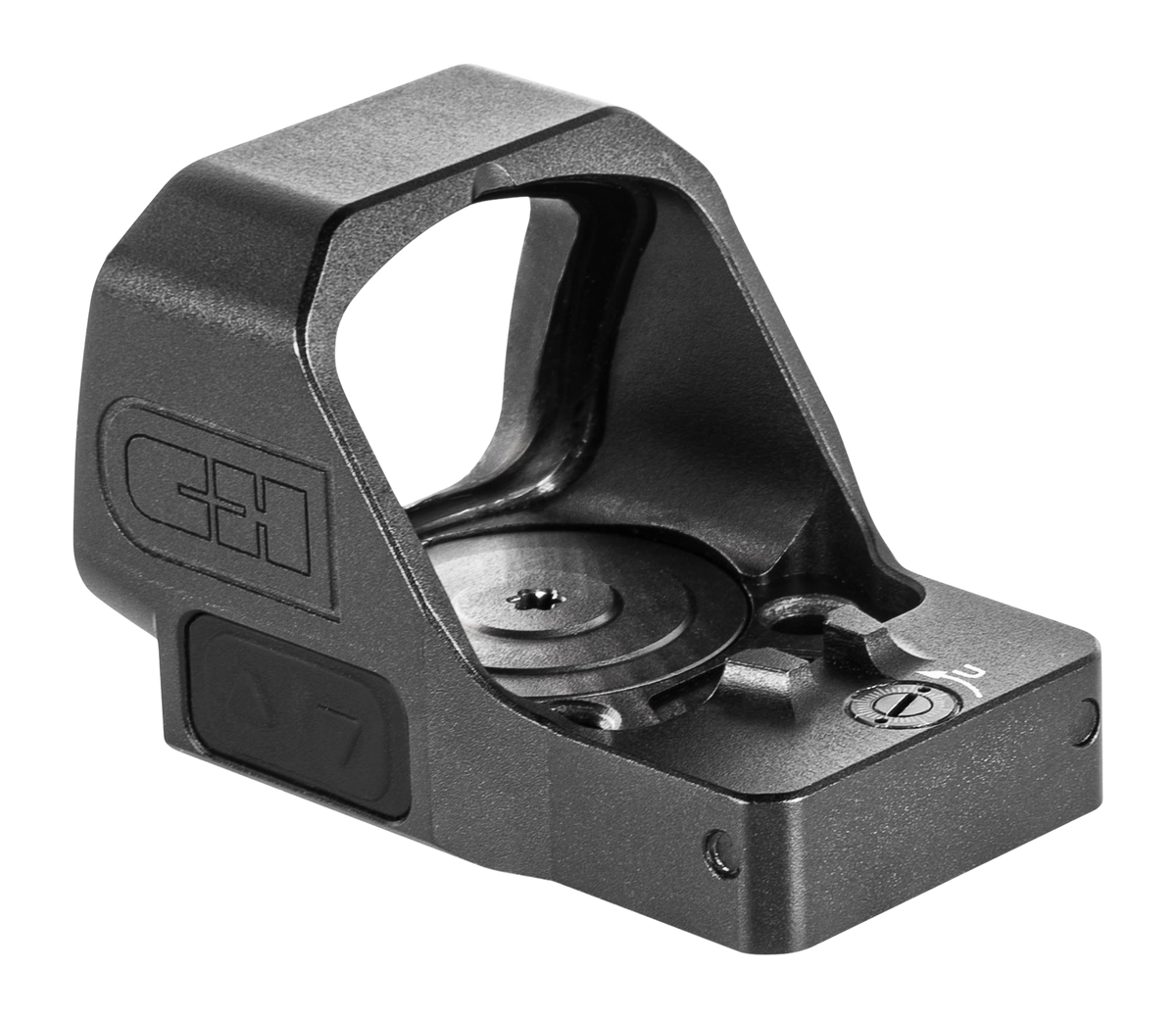C&H Precision Comp Max 1x 28mm Red Dot Optic 2 MOA / 38 MOA Multi-Reticle - Black — view 2