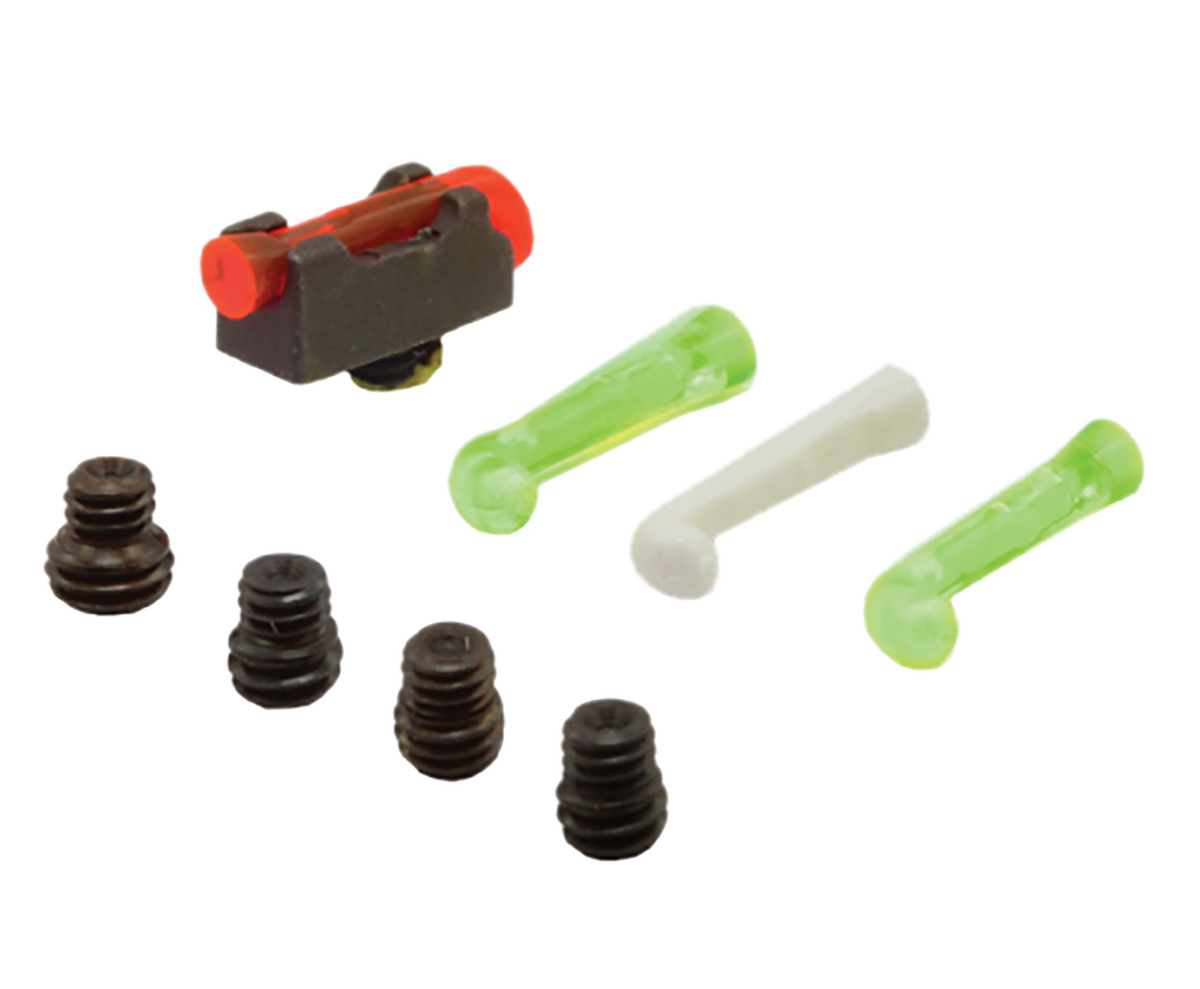 Hiviz SK2011 Spark III Bead Replacement Front Sight Green/Red/White LitePipe - Black — view 2