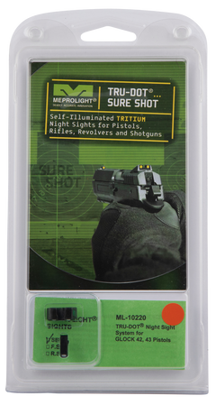Meprolight Tru-Dot Night Sight Set for Glock 42/43/43X/48/48X Green/Orange Tritium — view 2