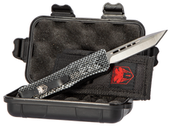 CobraTec Knives CTK-1 Small 2.75" OTF Tanto Plain D2 Steel Carbon Fiber Aluminum Handle — view 2