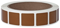 Action Target Square Target Pasters 7/8" Self-Adhesive Brown 1000 Per Roll — view 2
