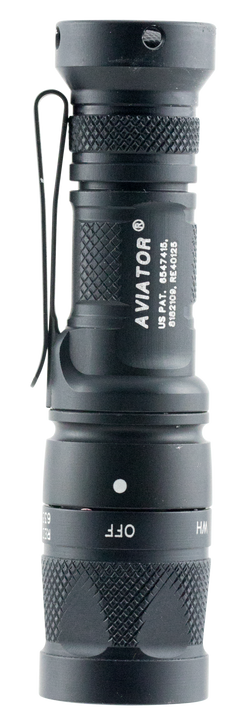 Surefire Aviator 250 Lumen White/Red LED Flashlight - Black — view 2