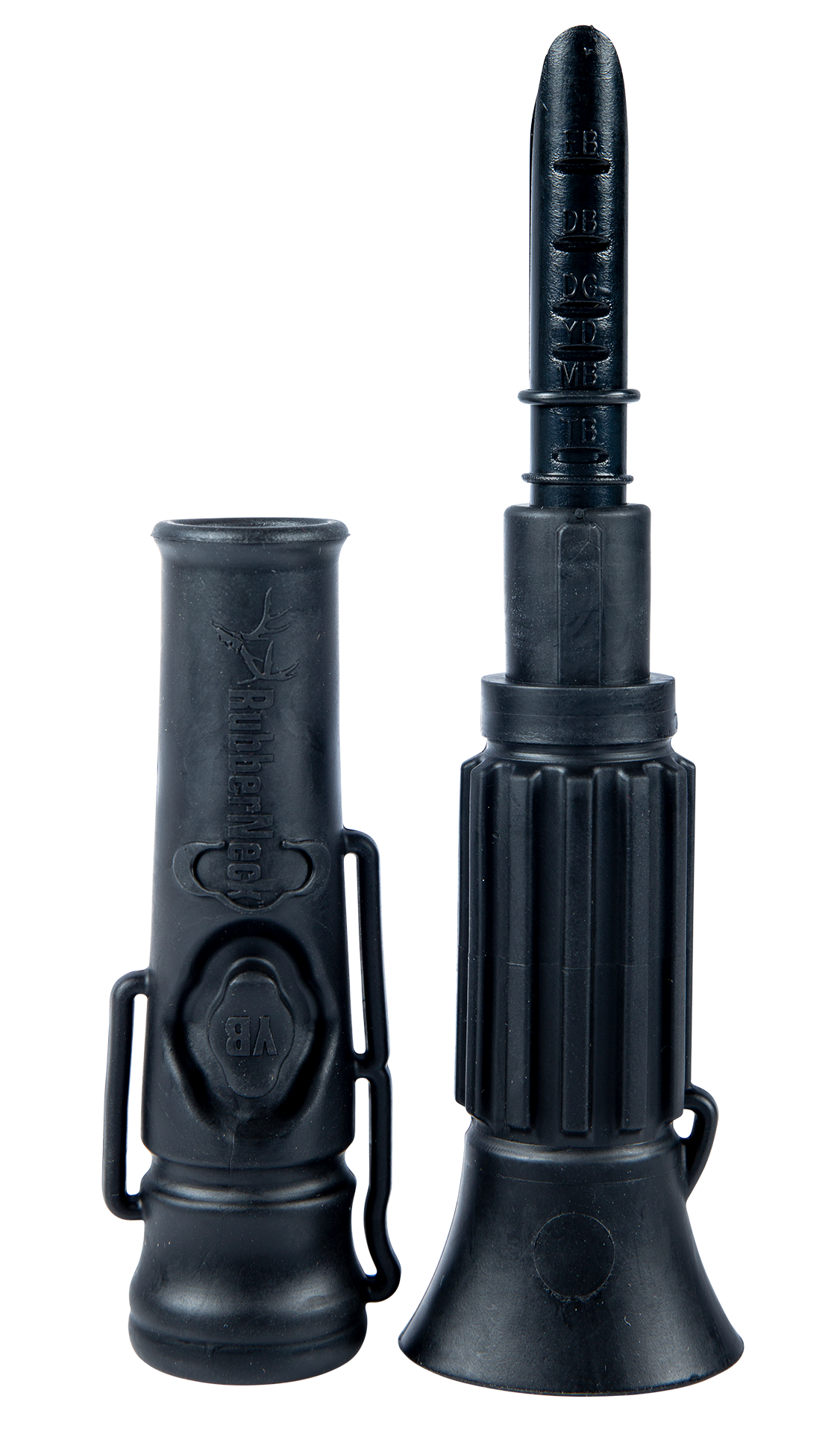Primos 737 Rubberneck Deer Call 3-in-1 Buck Grunt/Doe Bleat Black Rubber — view 2