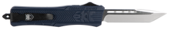 CobraTec Knives CTK-1 Medium 3" OTF D2 Steel Tanto Plain Edge NYPD Blue Aluminum Handle — view 2