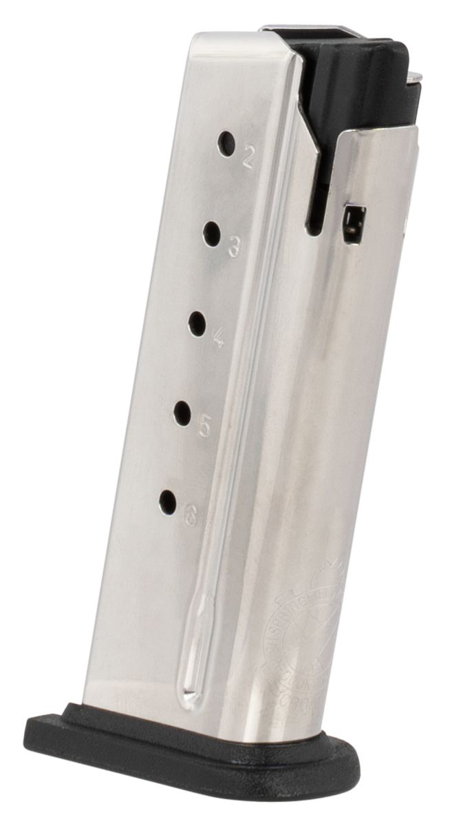 Springfield Armory XD-S 40 S&W 6rd Stainless Steel Magazine - Silver — view 2