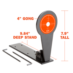 Champion Targets 40881 Gong Popper Rimfire 22 LR Steel Standing Target with Ground Stakes — view 2