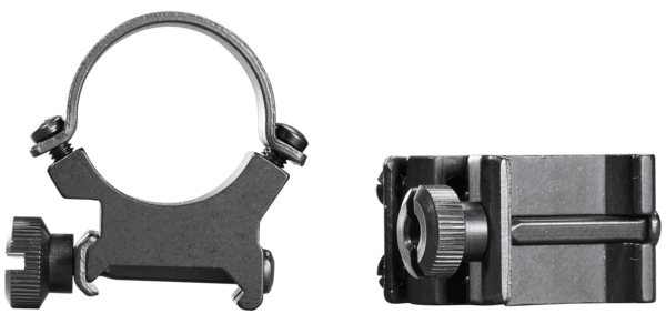 Weaver Mounts Sure Grip Detachable Scope Rings 1" High Matte Black - Quick Detach — view 2