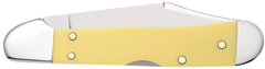 Case CopperLock Mini 2.72" Clip Point Plain Carbon Steel Yellow Synthetic Folding Knife — view 2