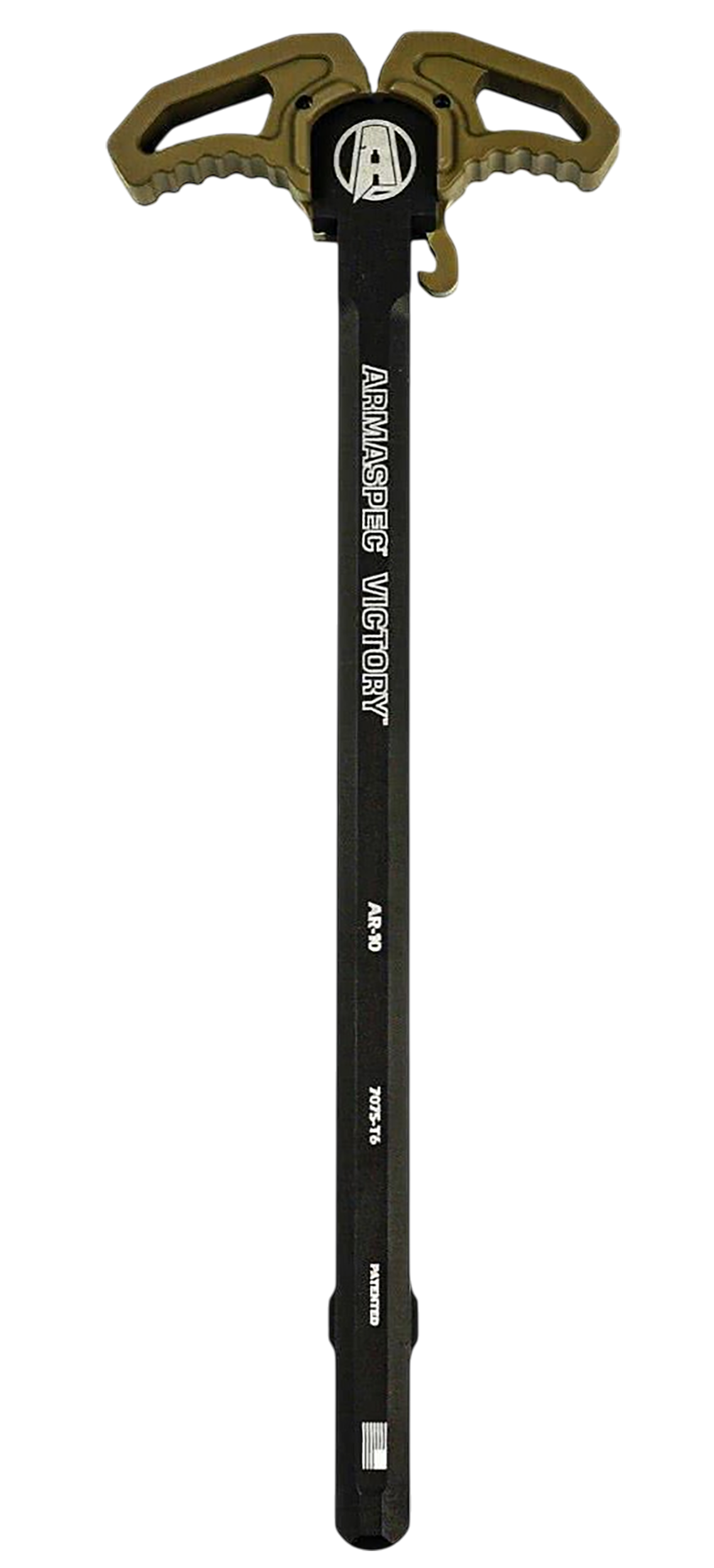 Armaspec Victory AR-10 Ambidextrous Charging Handle - FDE — view 2