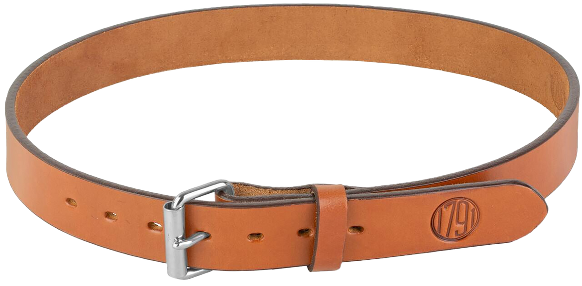 1791 Gunleather BLT-01 Gun Belt Classic Brown Leather 32/36 1.50" Buckle Closure — view 2