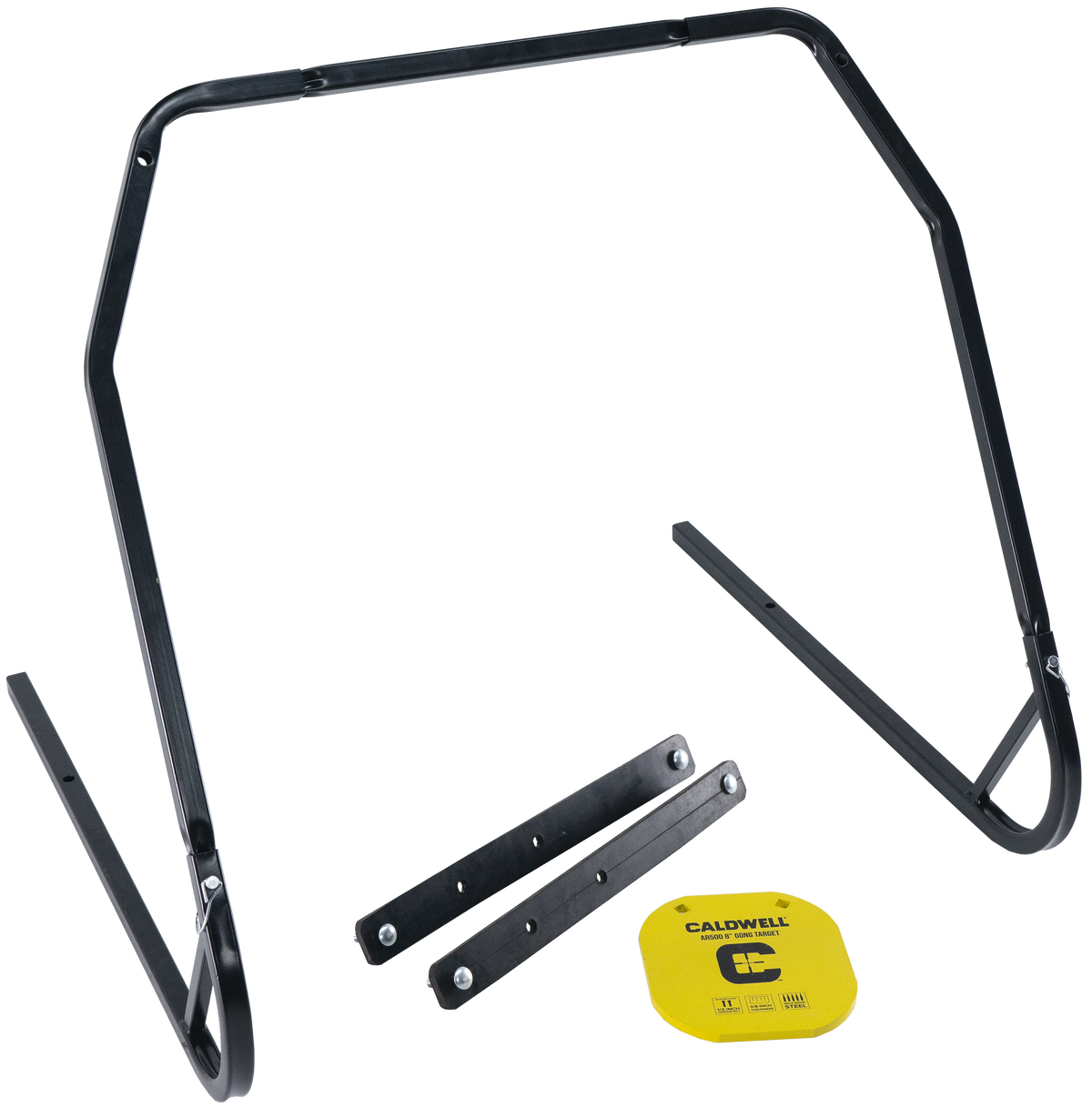 Caldwell 1140016 8" AR500 Steel Gong & Target Stand Combo w/ XL Strap Hangers — view 2