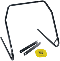 Caldwell 1140016 8" AR500 Steel Gong & Target Stand Combo w/ XL Strap Hangers — view 2