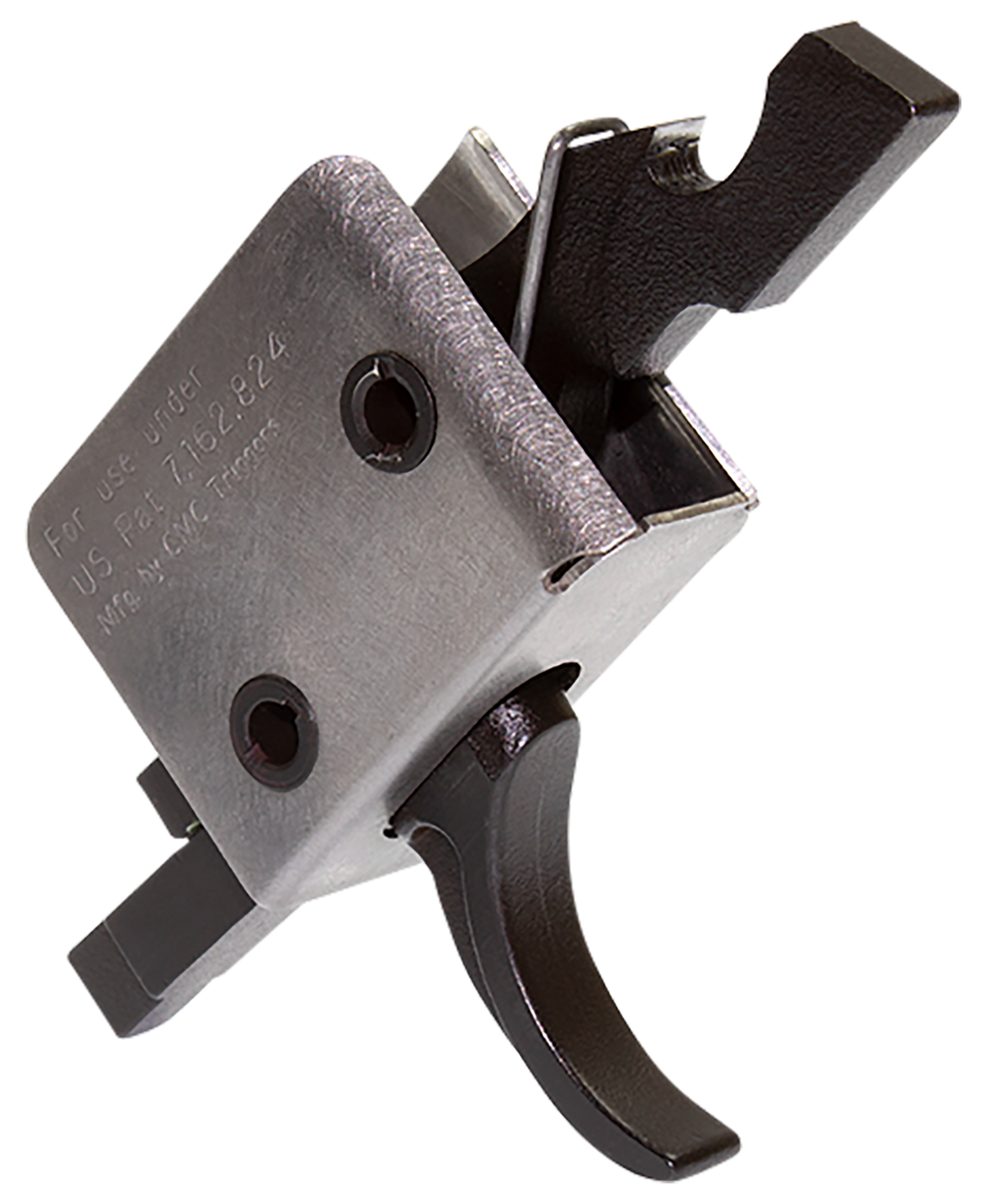 CMC Triggers 95503 Drop-In PCC 9mm AR-15/AR-10 Flat Single-Stage Trigger 3-3.5 lbs - Black/Silver — view 2