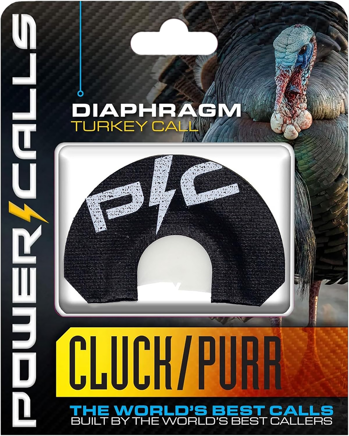 Power Calls Cluck/Purr Diaphragm Turkey Call Black / White — view 2