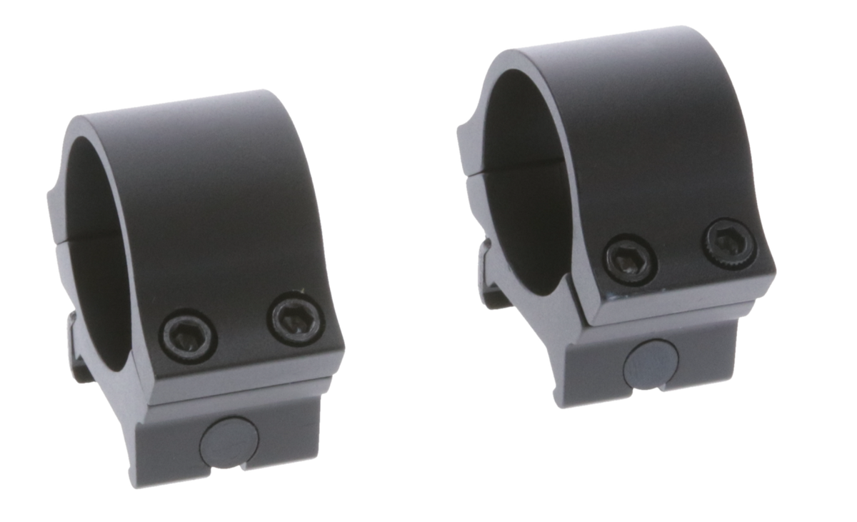 TruGlo Lightweight Scope Rings 1" Medium Quad Matte Black Picatinny/Weaver — view 2