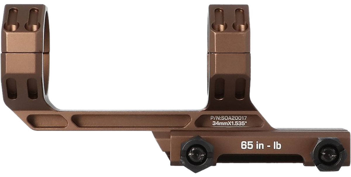 Sig Sauer Electro-Optics Alpha MSR 34mm 1.535" Scope Mount/Ring Combo - Coyote Brown — view 2