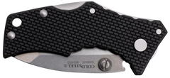 Cold Steel Recon 1 Micro 2" Folding Tanto Plain Stonewashed 4034 SS Black Griv-Ex Handle — view 2