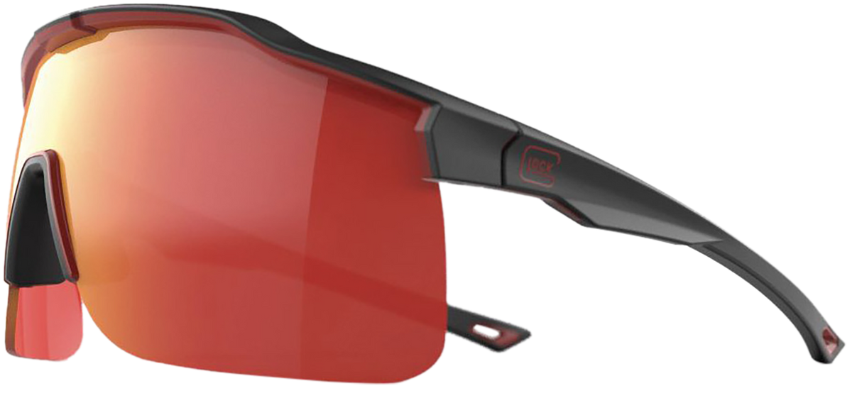 Glock Safe Action Tactical Glasses Red Mirror Lens Black Frame — view 2