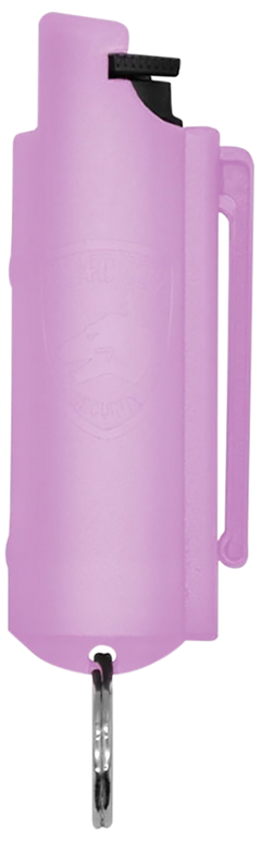 SKYLINE USA INC Quick Action Red Pepper Spray 16 ft Lilac w/ Belt Clip & Keychain — view 2