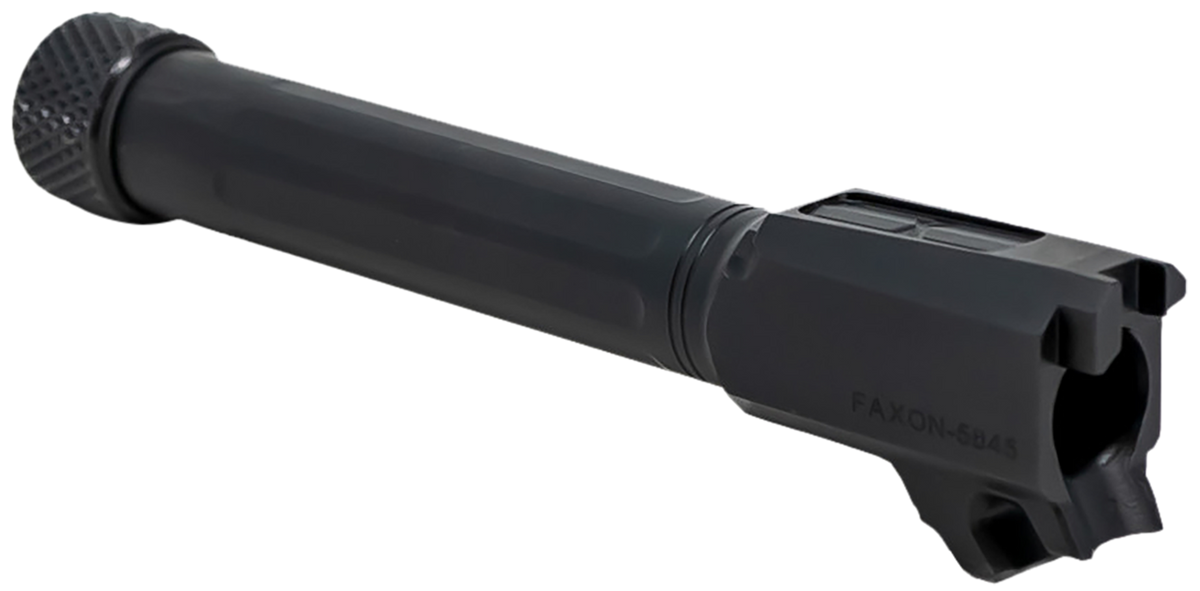 Faxon Firearms Match Series 9mm Luger 3.7" Fluted Threaded Barrel - Black Nitride - Sig P365 XL — view 2