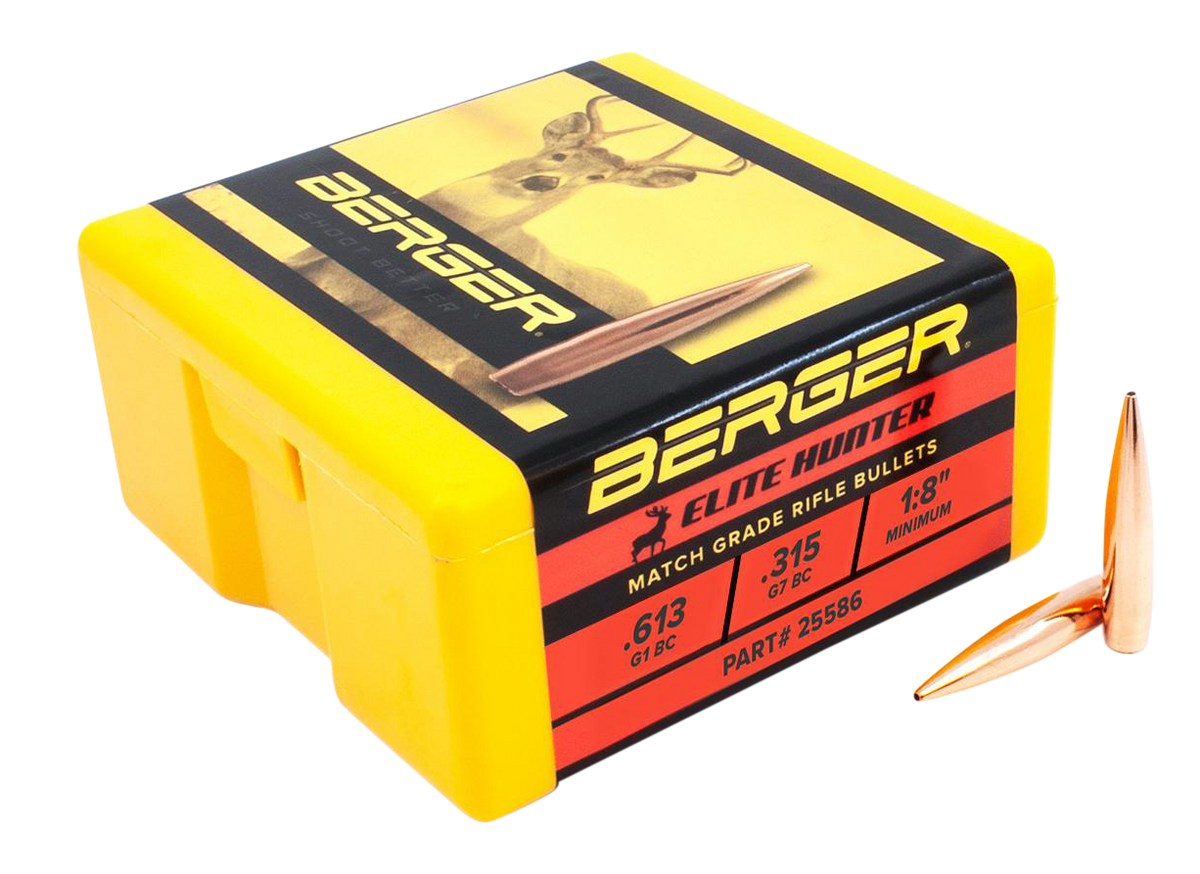 Berger Bullets Elite Hunter 25 Cal 133gr Boat Tail - 100/Box — view 2